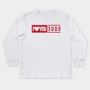 i love you times 3000 Kids Long Sleeve T-Shirt